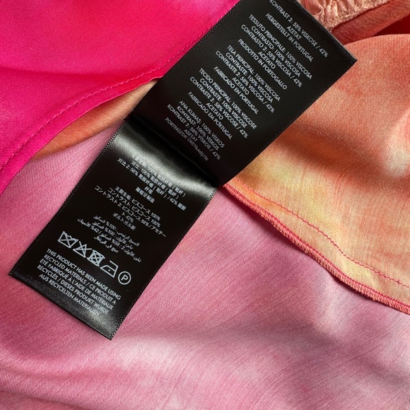 AHLUWALIA
watercolour-effect colour-block blouse size 12 US L - Picture 10 of 16